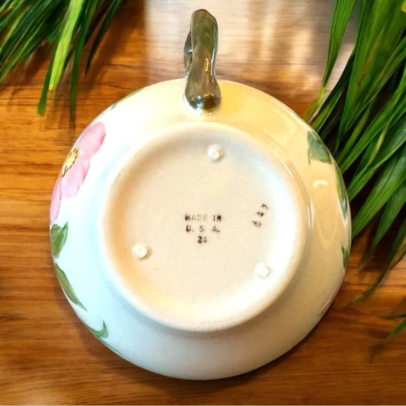 VINTAGE Franciscan Desert Rose Teacups - Set of 3 - Picture 3 of 12